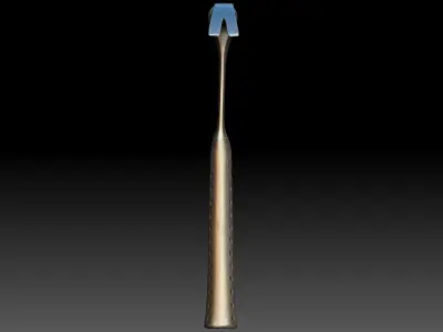 16 ounce Estwing claw hammer 3D model