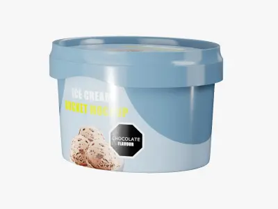 Ice Cream Bucket 3D model