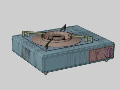 Gas Stove 3D Model 3D model