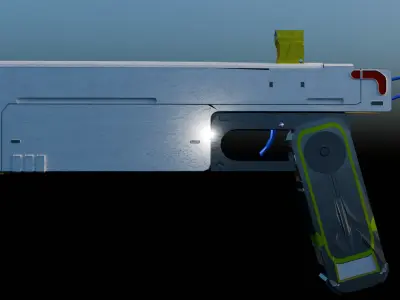 Gamer gun 3D model