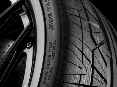Nitto Invo 275 25 ZR24 96W XL 3D model