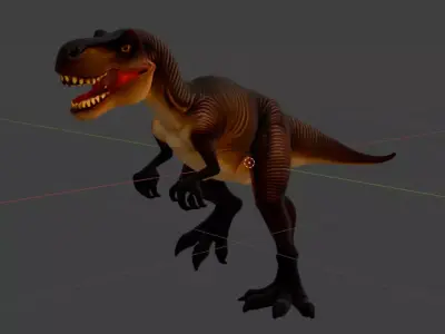 T-Rex Dinosaur Model 3D model