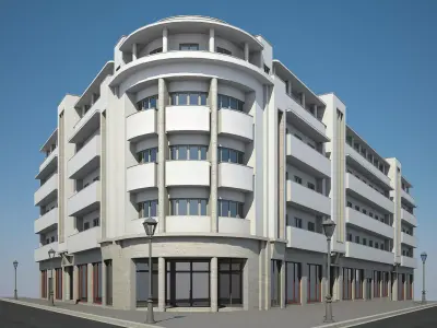 Apartment Building 11 3D model
