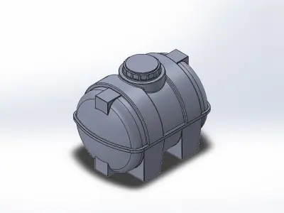 water tank 3D model buy