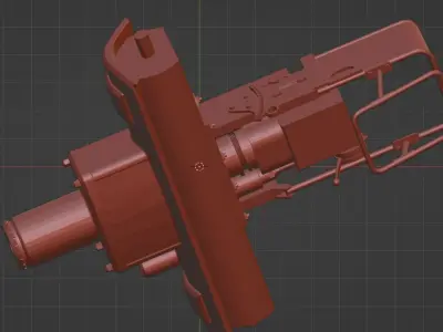 Panzer III   Gun and Mantlet  3D model