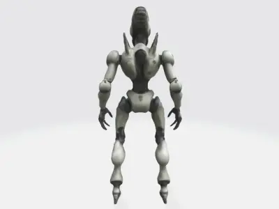 Alien robot 3D model order