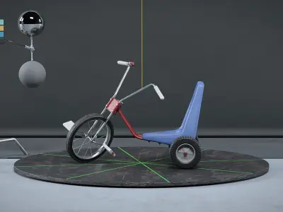 Tricycle from The Shining Free 3D model