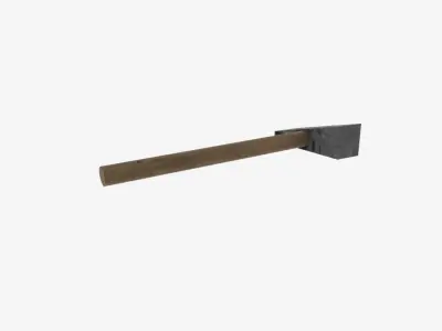 Hammer Low-poly 3D model 4