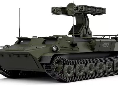 9K35 Strela-10 SA-13 Gopher 1976 3D model
