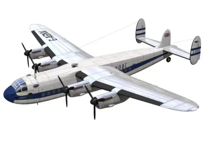 Avro York 3D model purchase