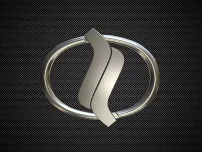 Nissan Diesel Trucks logo 3D model
