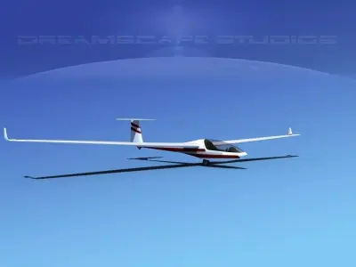 Glaser-Dirks DG-300 Glider V05 3D model