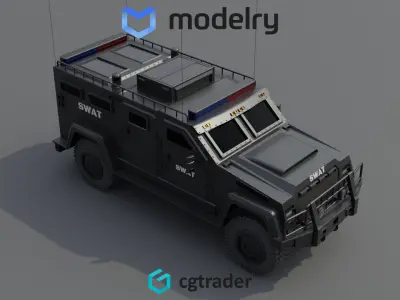 SWAT Vehicle 3D model