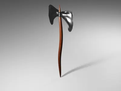 Stylized Axe Free low-poly 3D model buy