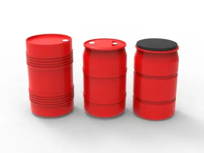 Barrel Low-poly 3D model by ahammodullah
