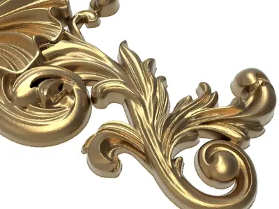 decorative pattern ready for 3D printing 3D model 70