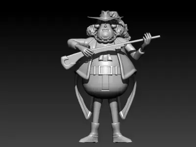 Petermoo - Roger Pirates - One piece - Split part  3D print model
