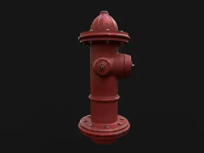 Fire Hydrant  Free low-poly 3D model purchase