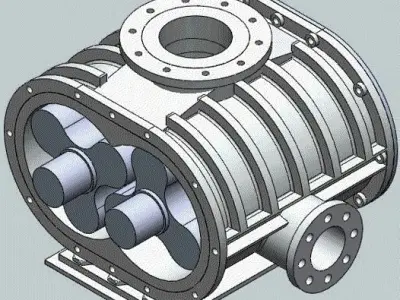 Root blower Free 3D model