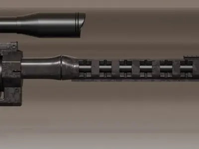 sniper Free 3D model