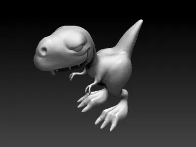 stylized dinosaur Free 3D model