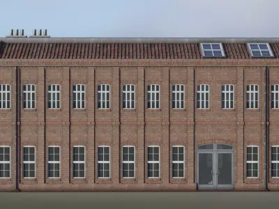 European Building 17 Low-poly 3D model