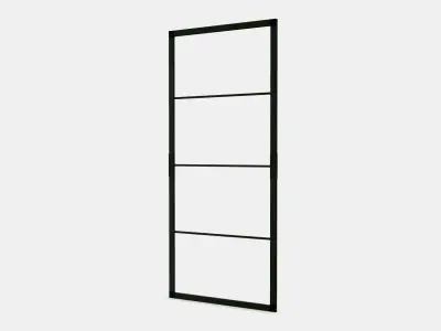 SKYTTA Sliding door frame 1 Low-poly 3D model