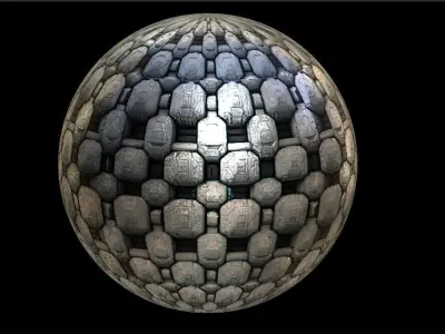 PBR Sci-Fi Seamless Realistic Material SBSAR 4k Texture 012 Texture