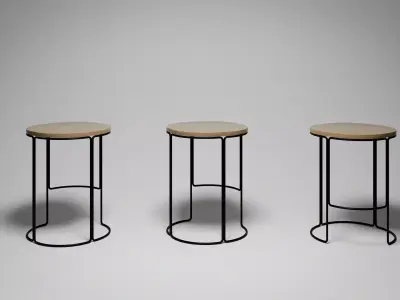 Hardie Stools 3D model