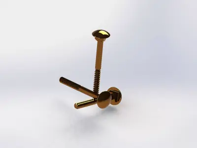 French Screws Free 3D model