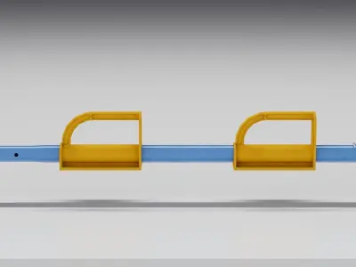 Steep Assist Device Low-poly 3D model
