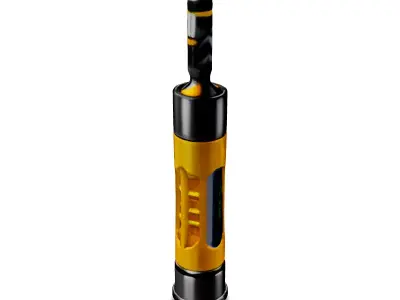 SciFi Missile Launcher 3D Model Low-poly 3D model