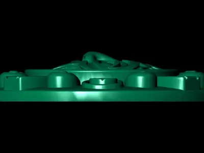 Mexican Inca Round Solid 003 3D Printable Model 3D print model