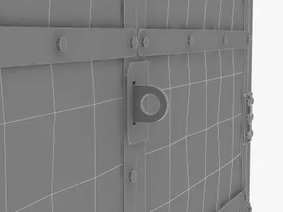 Restoration Hardware INDUSTRIAL TOOL CHEST SMALL SIDEBOARD 3D model