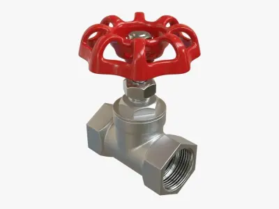 valve 3D model from CGTrader