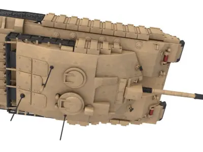 Challenger 2 3D model