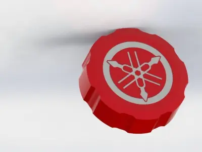 Yamaha R1 Reservoir cap Free 3D model