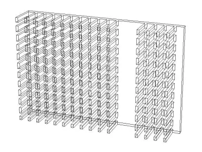 Graphics Card Cooling Heatsink Low-poly 3D model