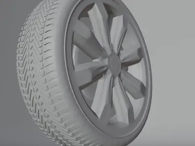 Car rim Free 3D model by Krishnan-Arumugam from CGTrader