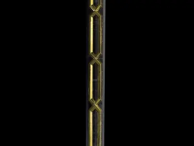 Fantazy Long Sword Melee Weapon Low-poly 3D model