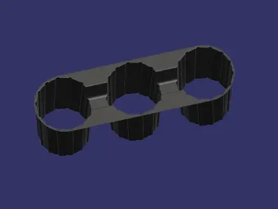 biscuit packet insider tray 3D model