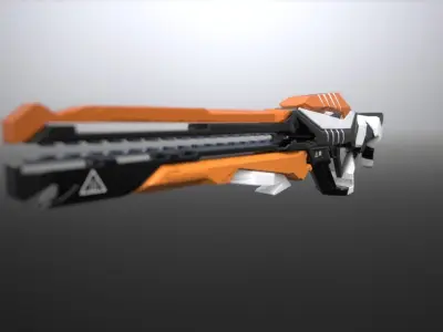Weapon Pack All In One Futuristic Pack -Modern Pack for games Low-poly 3D model