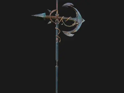 ANCOR WEAPON Low-poly 3D model