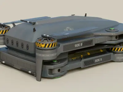 Military Drone SC 3D model