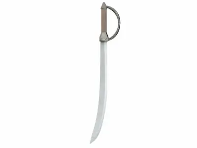Saber 2 Low-poly 3D model