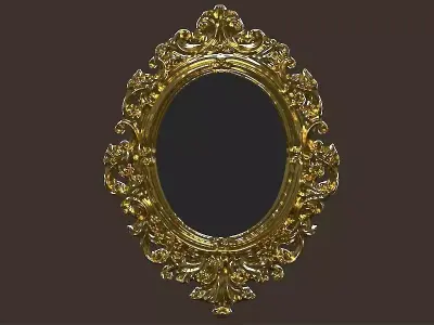 The Mirror gold ornate 3D model