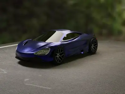 Car replica 3D model