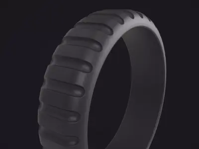 Stylized Tire 3D model