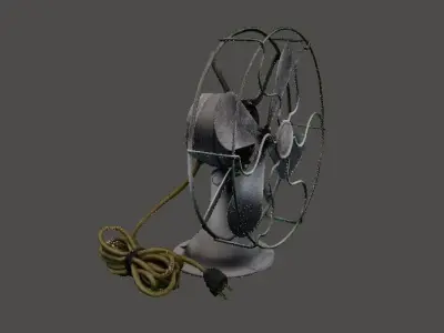 Retro Desk Fan 2 3D print model