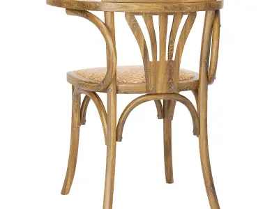 Wooden chair Vienna Type  3D model